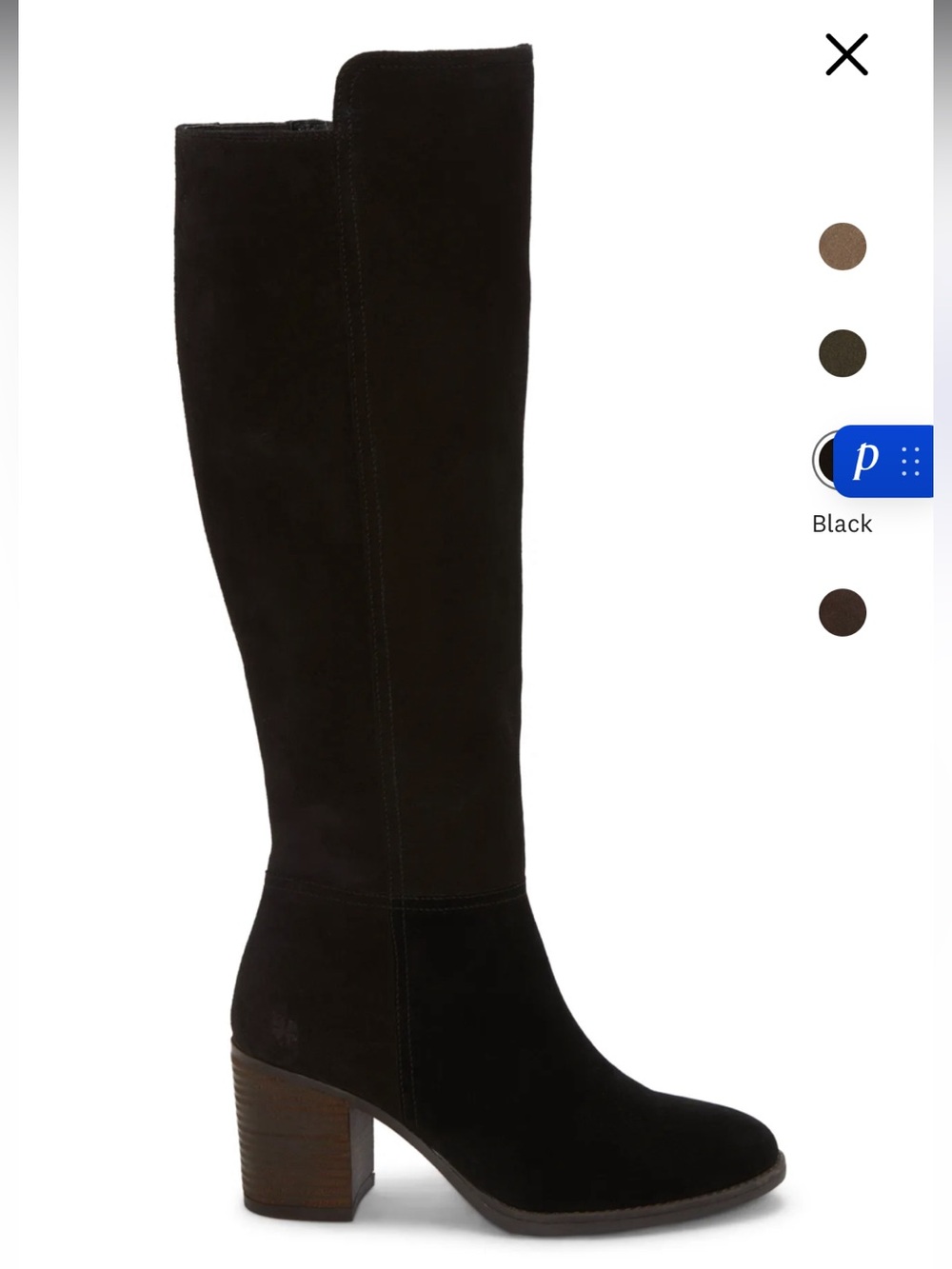 Lucky Brand Bonnay Knee-High Wide Calf Boot